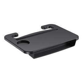 Double-Use Steering Wheel Tray – Car Food Tray with Drink Holder, Multi-Purpose Travel Accessory for Eating, Laptop or Tablet Use, Fits Most Vehicle Steering Wheels, 14.5 x 11 Inches