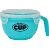 By The Cup Microwave Bowl with Handle, Locking-Clip Lid, and