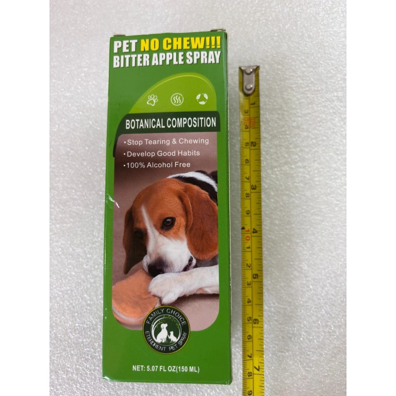 Family Choice Pet No Chew!!! Bitter Apple Spray Anti Chewing