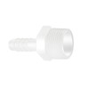 Quickun Plastic Hose Barb Fitting, 3/8" Barb to 3/4" Male