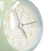 Alarm Clock Silent Non Ticking Metal Paint Power Saving Eye