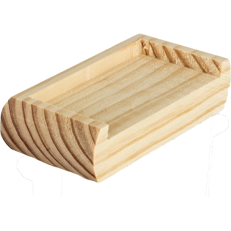 Cambridge Clear Pine Flat Newel Cap 102x50x27mm, Half Stair Newel