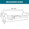 Turquoize 4 Piece Sofa Covers for 3 Cushion Couch Sofa
