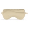 ASUTRA Silk Eye Pillow, Champagne Gold | Filled w/Lavender &