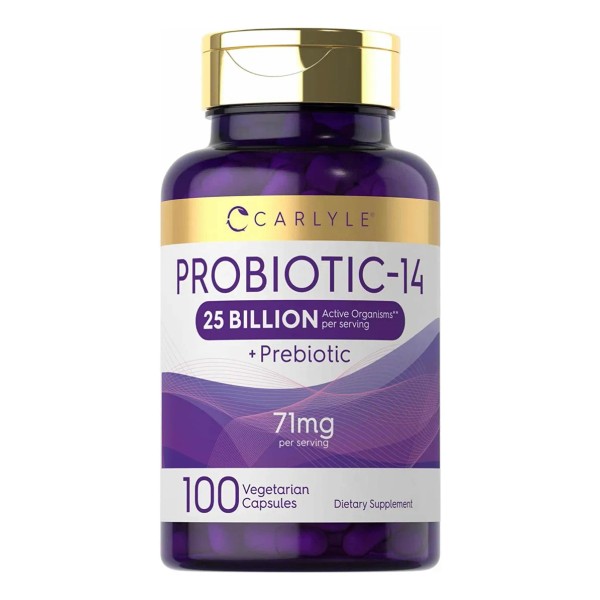 25 Billones Cfu Probióticos Orgánicos Enzimas Digestivas Sabor S/n