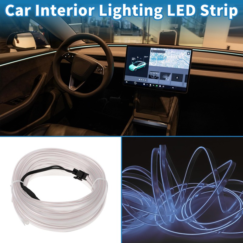A ABSOPRO 5m EL Wire Cable LED Glow String Light