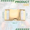 PATIKIL Metal Buckle, 4 Pack Quick Side Release Clips for