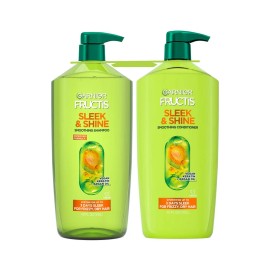 Garnier Fructis Sleek & Shine Shampoo & Conditioner, 40 fl. oz., 2 pk.