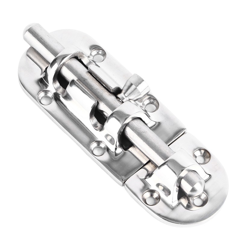 Door Latch Lock 110x38mm 316 Stainless Steel High Accuracy Electrolytic