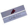Set of 2 CHEERLEADER Stretch Headband Gift Set (White)