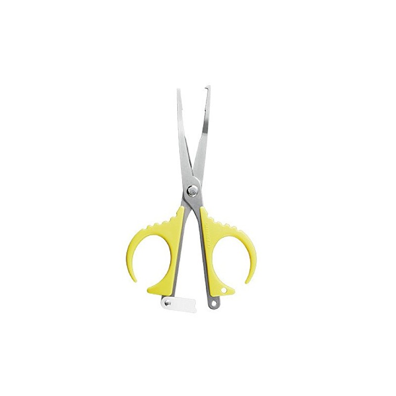 Shimano CT-942R Fishing Pliers Hook Releaser Scissor Pliers Sun Yellow