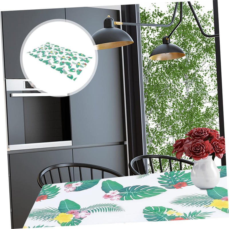 Mikinona Tropical Palm Leaf Tablecloth Hawaiian Tablecloths Decorative Patterns