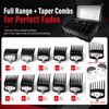 12 Premium Clipper Guards Set Compatible with Wahl Hair Clippers