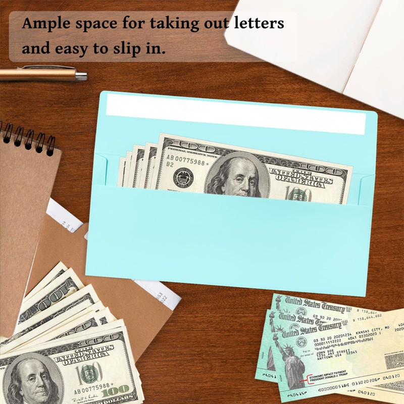 200 Pcs #10 Business Envelopes, Self Seal Standard Envelopes, Windowless