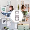 CHGCRAFT 180 Pcs Foam Board Hangers Nailess Wall Hanger Picture