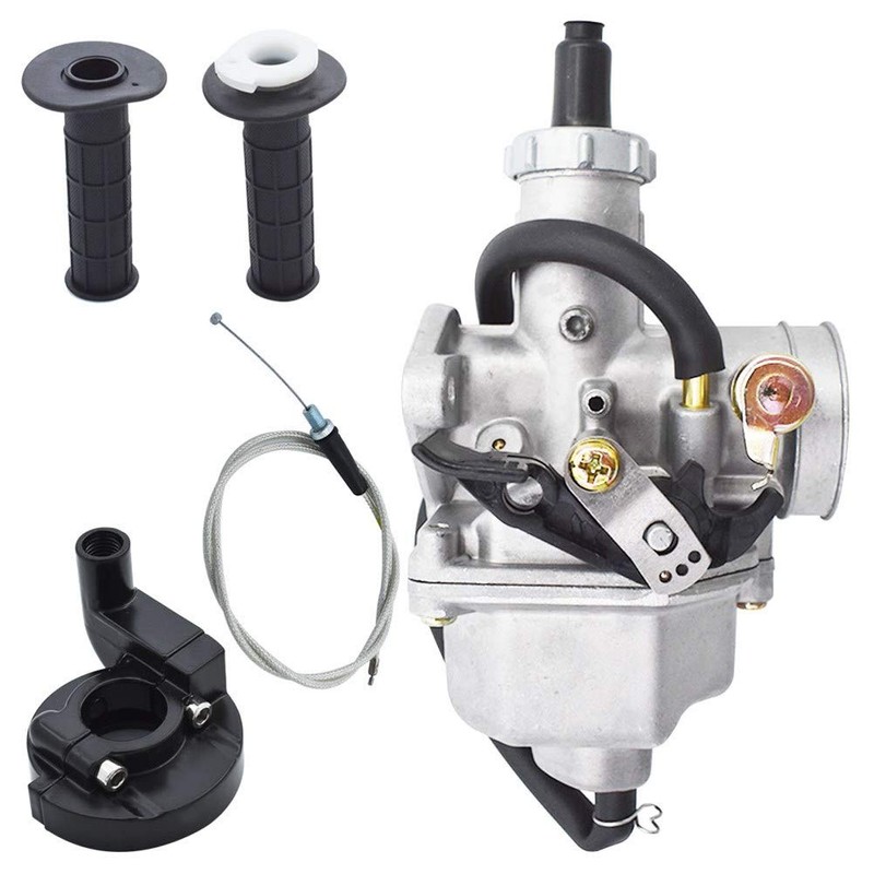 ALL-CARB Carburetor Carb with Handlebar Grips and Throttle Cable Replacement