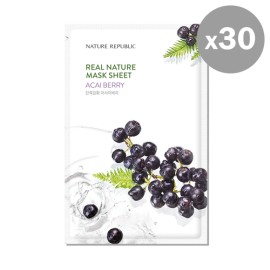 Nature Republic [Nature Republic]Real Nature Mask Sheet Acai Berry (30ea)