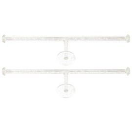 Luxshiny Headband Holder, 2pcs Bracelet Holder Claw Clip Organizer Adhesive Wall Mounted Storage Rack Necklace Holder for Baseball Caps Hat Jewelry Watches Hair Ties