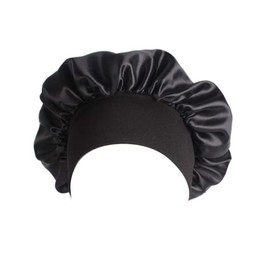 JTKREW Silk Bonnet Seidenhaube Schlafhaube Satin Haarhaube Bonnet Schlafmütze Nachtmütze Haube Schlafen Atmungsaktive Kopfbedeckung für lockiges Haar Schlafmütze Seide Kopfhaube