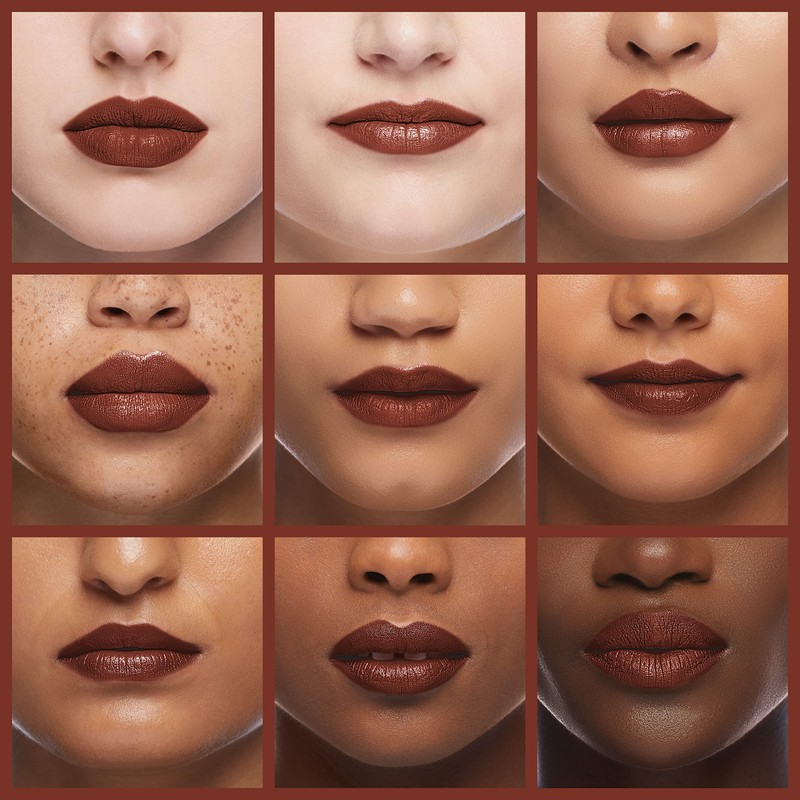 wet n wild Rose Comforting Glossy Natural Lipstick Dark Red