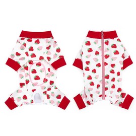 Dog Surgery Recovery Suit, Dog Onesie for Surgery Female Male Dogs, Dogs Pajamas Long Sleeve, Small Dogs Onesie, Abdominal Wound Bandages Surgical Suit, Cat Recovery Suit for Shedding Skin Disease