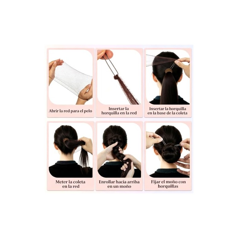 Kit de Pinzas para Cabello, 466 Piezas con Pasadores y