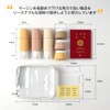 BAGUNEEZ Travel Bottle, Shampoo Bottle for Travel, Apricot