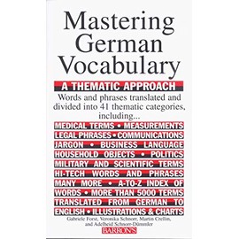 Mastering German Vocabulary: A Thematic Approach
