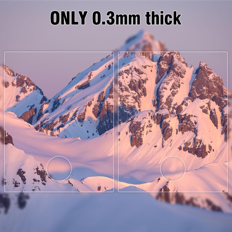 Moonlinks 2PCS 16.8in Navigation Touchscreen Tempered Glass Screen Protector Compatible