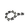 Partuto 10pcs Half Offset Metal Connecting Link Connectors Chain for