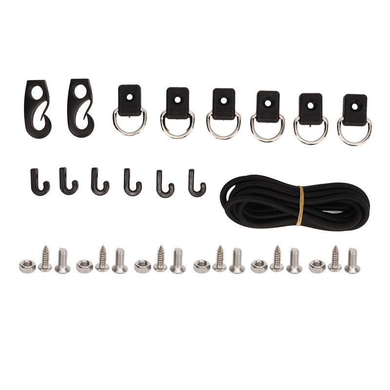 16.4inch Kayak Deck Rigging Kit Stretch String Rope With Hooks