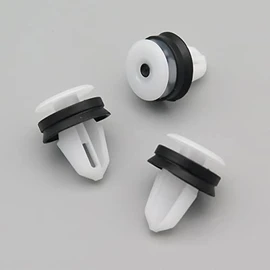 VVO Fasteners- White Plastic Rear Bumper & Trim Fastener Clips for Ford Transit, (Pack of 10)