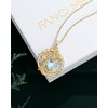 FANCIME Tree of Life Moonstone Necklace for Women 925 Sterling