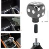 Dice Shape Shift Head Resin Gear Shifting Lever Knob Transmission