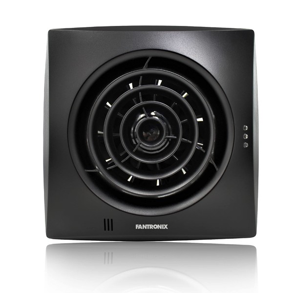 100mm Timer Environment friendly Black Quiet Powerful Bathroom Extractor Fan