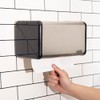 TERAMOTO Stainless Steel Paper Towel Holder, Black