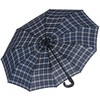 iX-brella Men's Pocket Umbrella Open-Close Automatic Round Hook Handle, Carbon