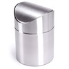 Tabletop Food Bin Table-top Waste Rubbish Bin Stainless Steel 1.2