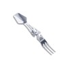 Outdoor Edge Unisex - Adult CHOWLITE Camping Cutlery Set, Silver,