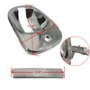 ASTAMOTOR Chrome Door Handle Cover Left Right Fit for 2008-2017