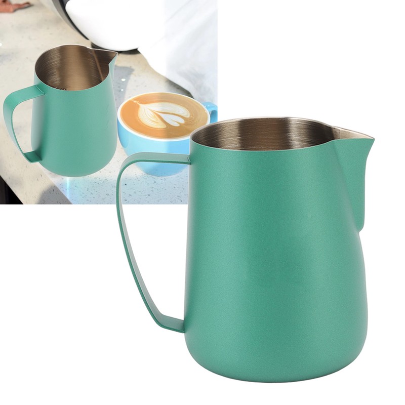 420ml/14oz Stainless Steel Coffee Frother Cup Multipurpose Coffee Milk Frothing