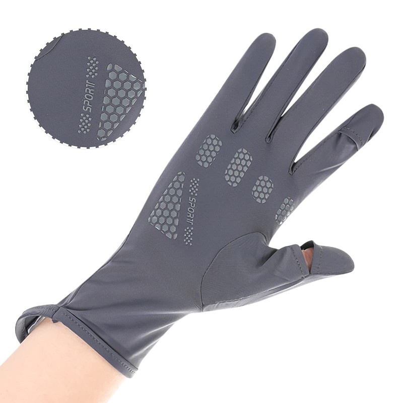 jbluelover Driving Gloves, UV Protection, Women's, Men's, Fingercut Gloves, Spring