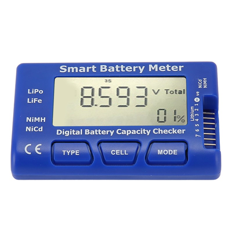 Battery Meter 5 in 1 Multifunctional Digital Battery Checker with