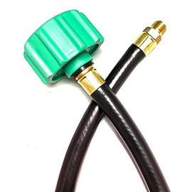 Gas-Flo Fairview RV OEM Thermoplastic Pigtail CSA Certified 1/4 Male Inverted Flare X QCC1 (24 Inches)