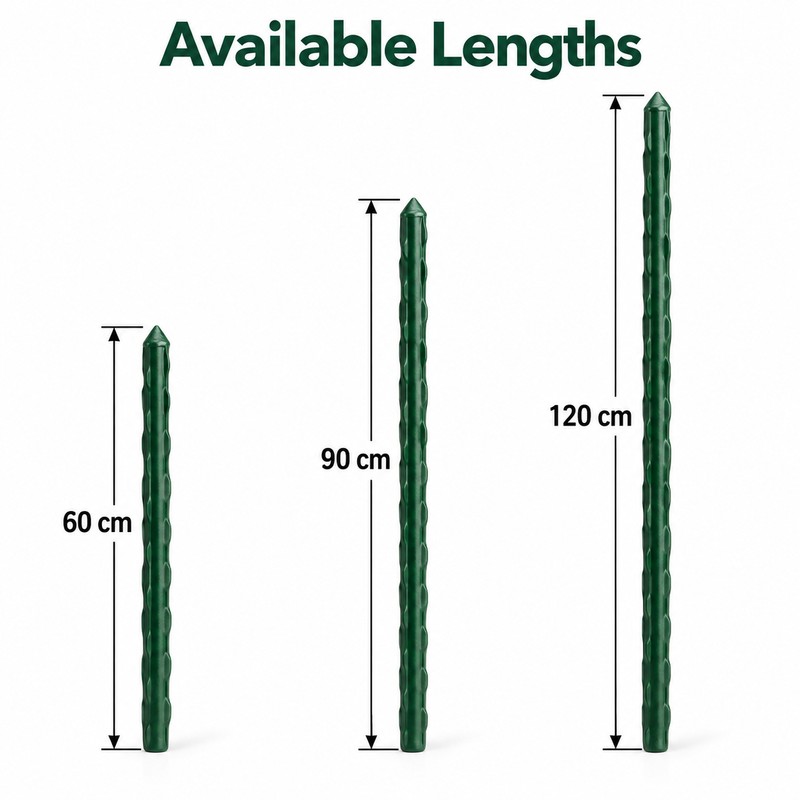 Garden Stakes for Tomatoes, Cucumbers & Climbing Plants – 20-Piece