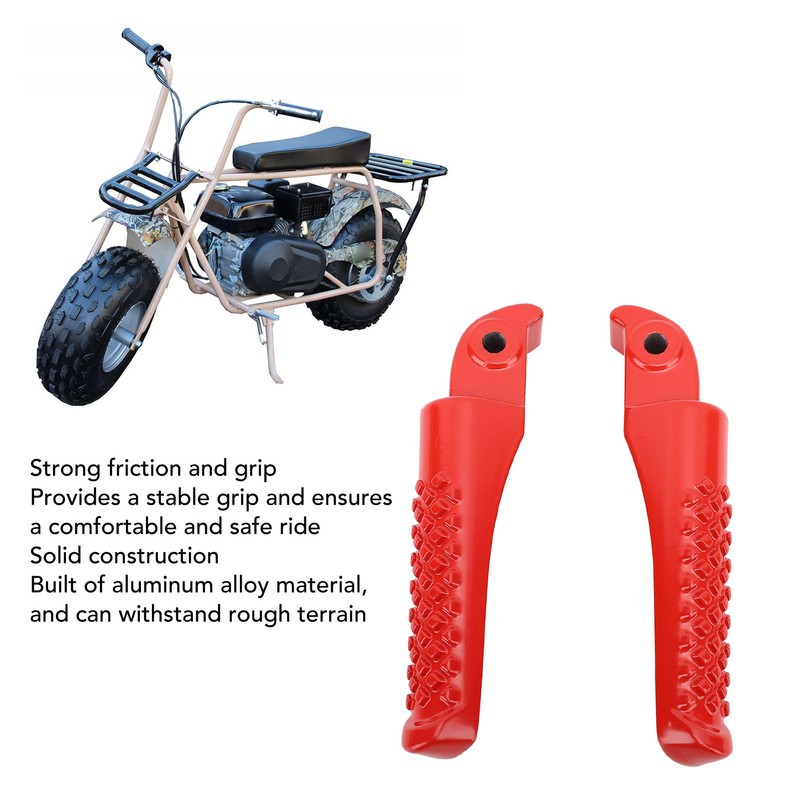 1 Pair Foot Pegs Bracket Kit Aluminium Alloy Motorcycle Foot