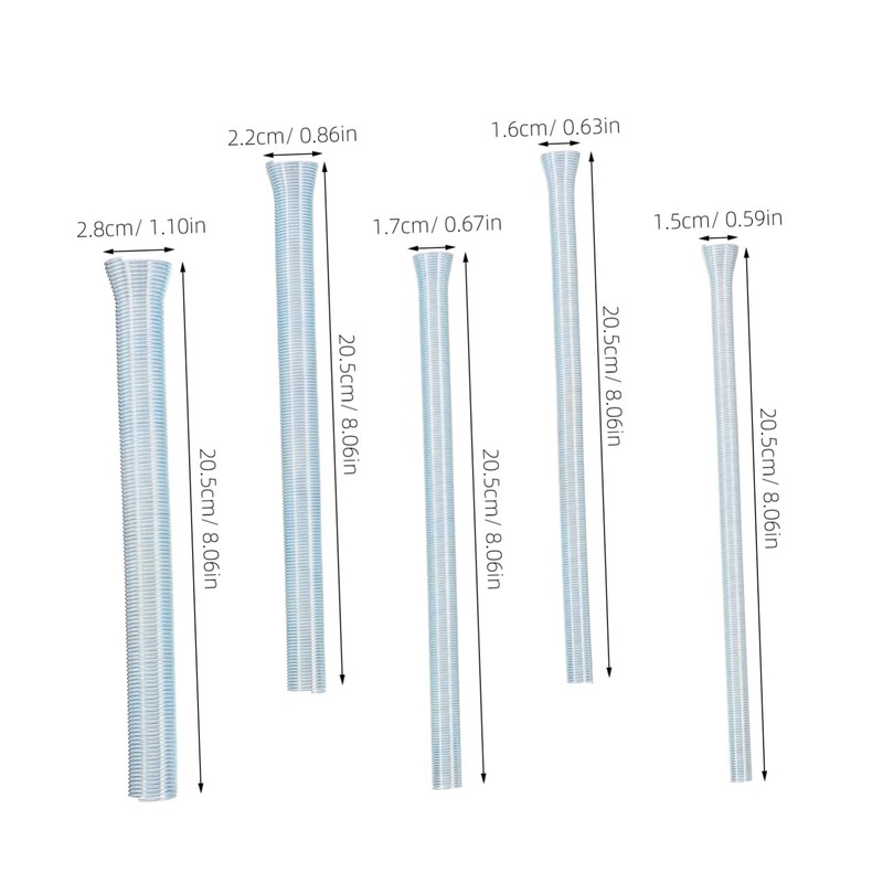 SEWACC 5pcs Spring Tubing Bender Set for Plumbing Tube Bender