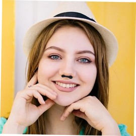 FRCOLOR 100Pcs Washable Nose Filters Haze Nose Plugs for Unisex Protection Against Tanning Makeup Overspray Dust Comfortable Easy to Clean