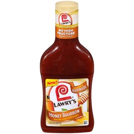 Lawry's Honey Bourbon with Clove, Chipotle Pepper & Garlic Marinade, 12 fl oz (Pack of 6)