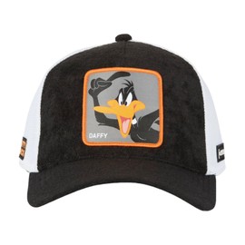 Capslab Daffy Duck Looney Tunes Grey Trucker Cap, Trucker-Daffy-Grey-#33894